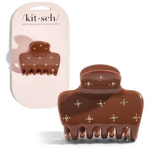 Kitsch Chocolate Brown Rhinestone Cloud Hair Clip